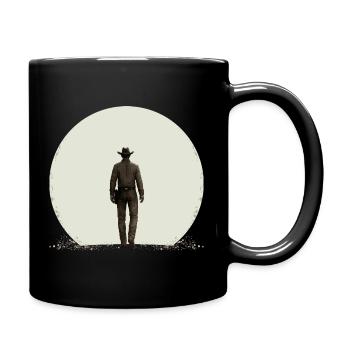 Pfad des Vaters - Tasse einfarbig - Schwarz - Rechts