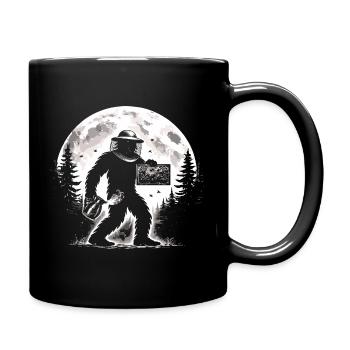 Apiculteur Bigfoot - Mug uni - noir - Droite