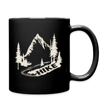 Hiking Trail [White] - Full Colour Mug - black - Right