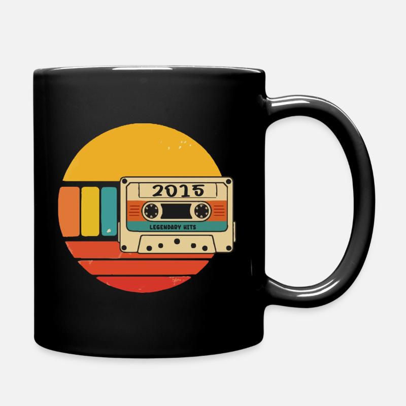 2015 anniversaire 2015 né en 2015 anniversaire - Mug uni - noir