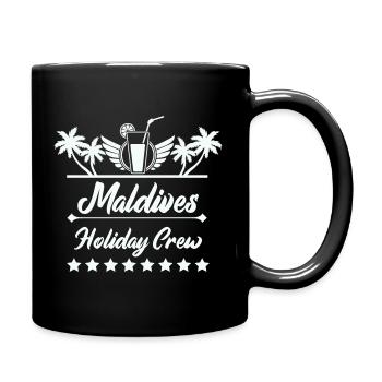 Maldives Holiday Crew  - Tasse einfarbig - Schwarz - Rechts