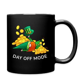 Lutin mode Jour Repos - Mug uni - noir - Droite