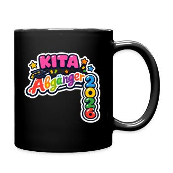 Enfants sortants de la crèche en 2026 : inscription scolaire - Mug uni - noir - Droite