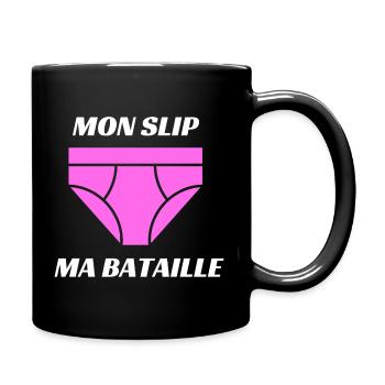 BLS Spécial - Mon slip ma bataille - Mug uni - noir - Droite
