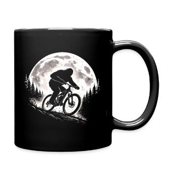 Bigfoot Mountainbiking - Tasse einfarbig - Schwarz - Rechts