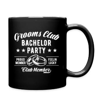 Club des Mariés - Enterrement de vie de garçon JGA - Mug uni - noir - Droite