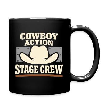 Cowboy action shooter. Cowboy action shooter - Full Colour Mug - black - Right