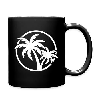 Palm Tree Symbol - Full Colour Mug - black - Right