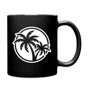 Palm Tree Symbol - Full Colour Mug - black - Right