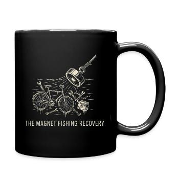Récupération de la pêche magnétique - Trésors du canal - Mug uni - noir - Droite