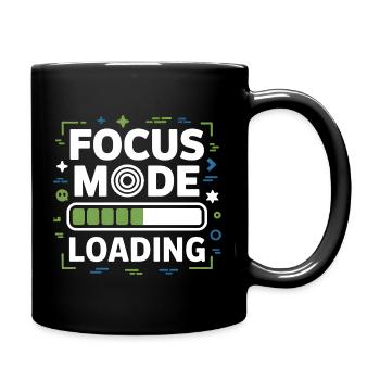 Focus Mode Loading ADHS Chaos - Tasse einfarbig - Schwarz - Rechts