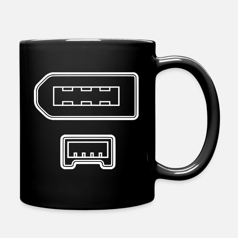 Connecteur fil de feu - Mug uni - noir