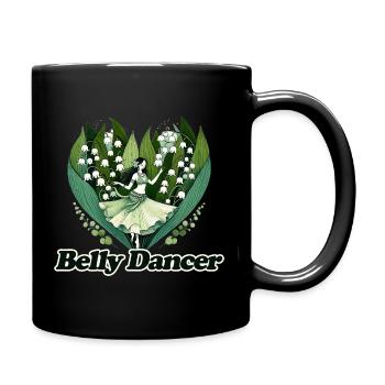 Danseuse du ventre dans Cœur de lys - Mug uni - noir - Droite