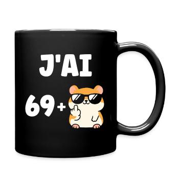 69 - Mug uni - noir - Droite