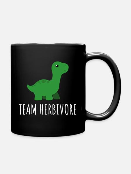 Équipe Dino Herbivore Tee - Mug uni - noir