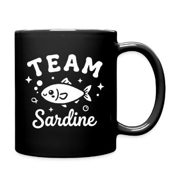 Équipe Sardine - design nautique - Mug uni - noir - Droite