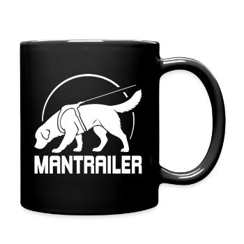Golden Retriever MANTRAILER Chiens de recherche Chien - Mug uni - noir - Droite