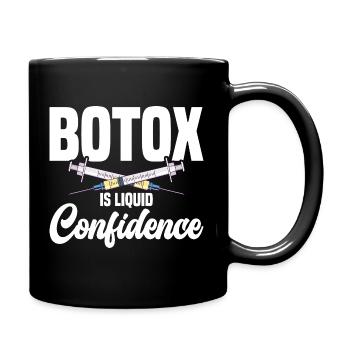 Le Botox d’infirmière esthétique est une confiance liquide - Mug uni - noir - Droite