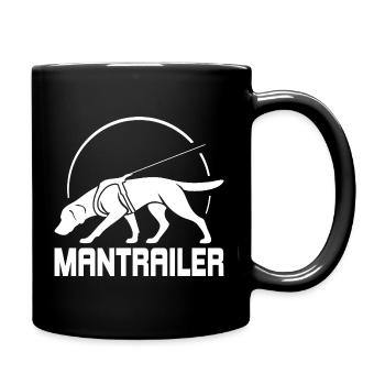 Labrador MANTRAILER Suchhunde Hunde Hund Wilsigns - Tasse einfarbig - Schwarz - Rechts