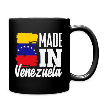 Venezuela Flagge Stolz & Heimat Venezuela - Tasse einfarbig - Schwarz - Rechts