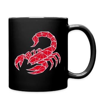 Scorpio – Power & Mystery - Full Colour Mug - black - Right