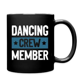 Dancing Crew - Tasse einfarbig - Schwarz - Rechts