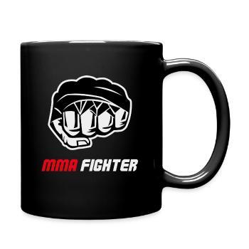 Combat de combat de combattant MMA à la poing - Mug uni - noir - Droite