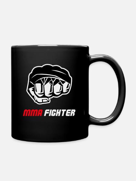 Combat de combat de combattant MMA à la poing - Mug uni - noir