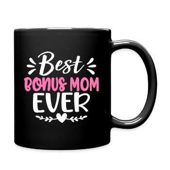 Meilleure Typographie Rose de Maman Jamais - Mug uni - noir - Droite
