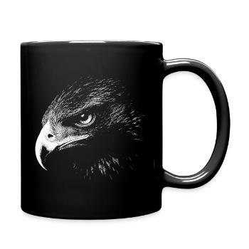 Aigle royal - Mug uni - noir - Droite