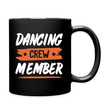 Dancing Crew - Tasse einfarbig - Schwarz - Rechts