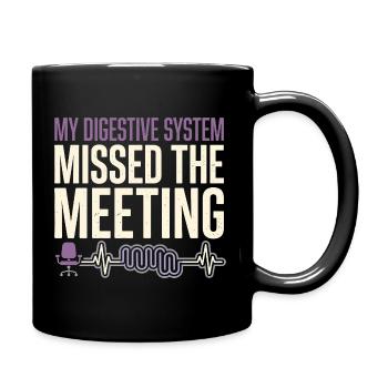 Morbus Crohn, Morbus Crohn, Ibd-krieger - Tasse einfarbig - Schwarz - Rechts