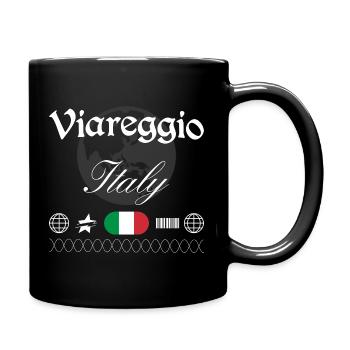 Viareggio Italien Streetwear Reise Souvenir - Tasse einfarbig - Schwarz - Rechts