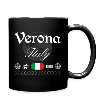Souvenir de voyage streetwear à Vérone, Italie, - Mug uni - noir - Droite