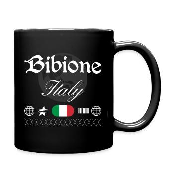 Bibione Italien Streetwear Reise Souvenir - Tasse einfarbig - Schwarz - Rechts