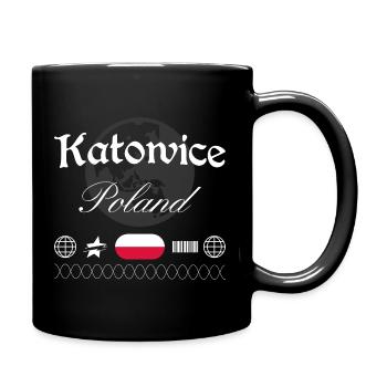 Kattowitz Polen Streetwear Reise Souvenir - Tasse einfarbig - Schwarz - Rechts