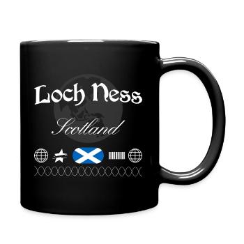 Souvenir de voyage pour le streetwear du Loch Ness, Écosse, - Mug uni - noir - Droite