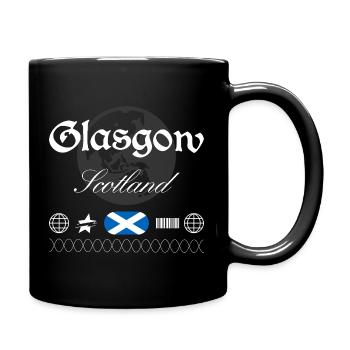 Glasgow Schottland Streetwear Reise Souvenir - Tasse einfarbig - Schwarz - Rechts