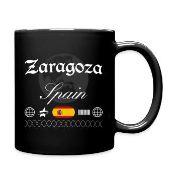 Zaragoza Spanien Streetwear Reise Souvenir - Tasse einfarbig - Schwarz - Rechts
