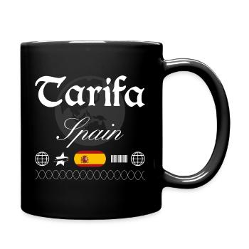 Tarifa Spain Streetwear Travel Souvenir - Full Colour Mug - black - Right