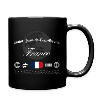 Saint-Jean-de-Luz Frankreich Streetwear Souvenir - Tasse einfarbig - Schwarz - Rechts