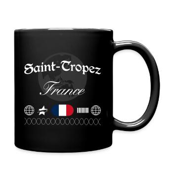 Saint-Tropez Frankreich Streetwear Reise Souvenir - Tasse einfarbig - Schwarz - Rechts