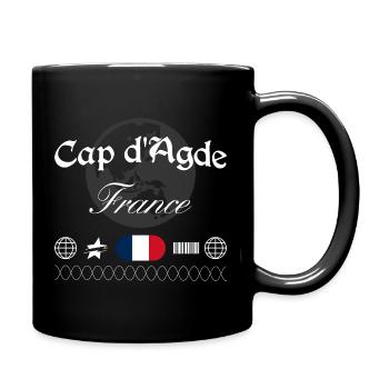 Cap d’Agde Frankreich Streetwear Reise Souvenir - Tasse einfarbig - Schwarz - Rechts