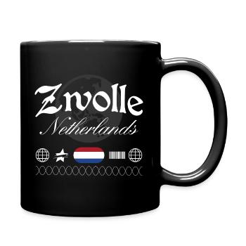 Zwolle Niederlande Streetwear Reise Souvenir - Tasse einfarbig - Schwarz - Rechts