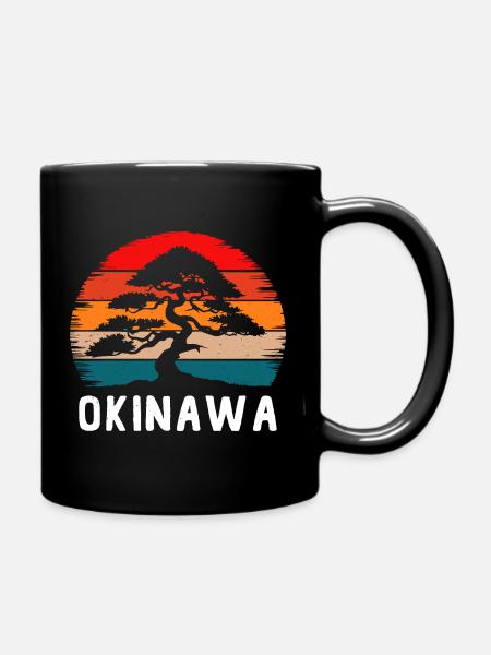 Okinawa, Japon - Mug uni - noir