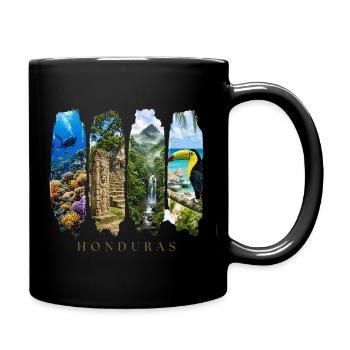 Honduras Urlaub Travel – Karibik Kultur & Land - Tasse einfarbig - Schwarz - Rechts