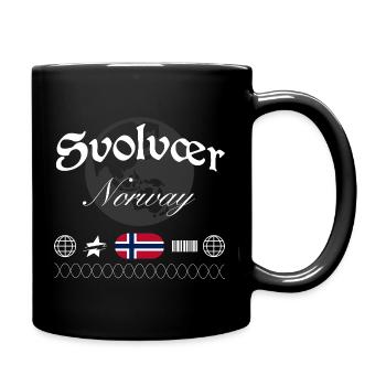 Souvenir de voyage Svolvær Norway Streetwear - Mug uni - noir - Droite
