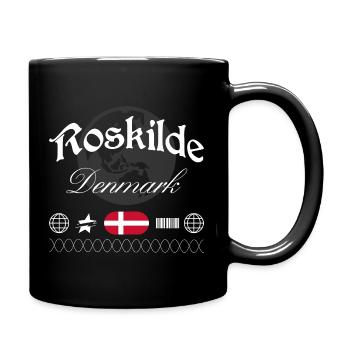 Roskilde Dänemark Streetwear Reise Souvenir - Tasse einfarbig - Schwarz - Rechts