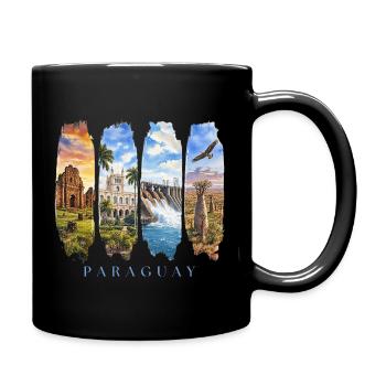 Paraguay Vacation Travel – South America Culture Motif - Full Colour Mug - black - Right