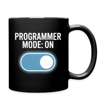 Programmers – Coding Developers & Computer Scientists - Full Colour Mug - black - Right